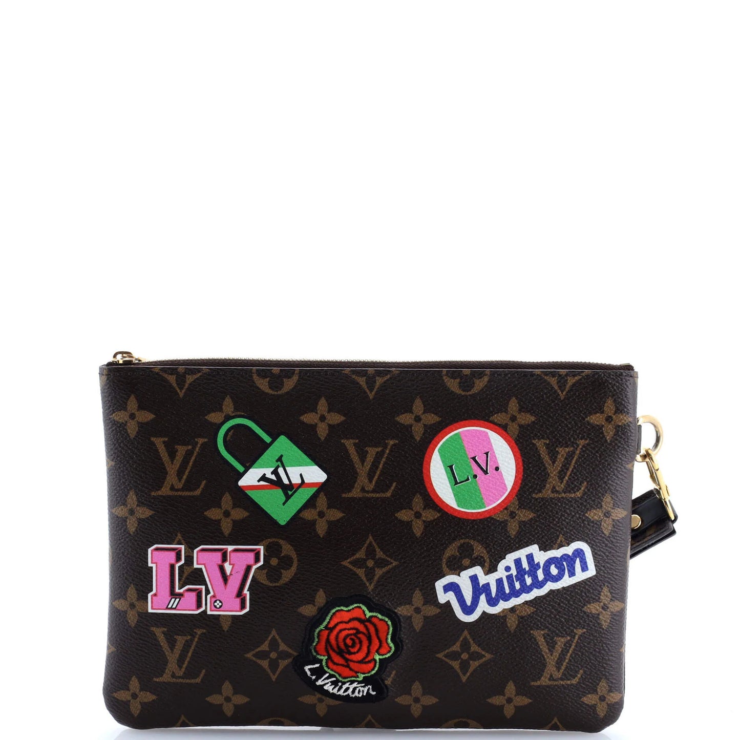 Louis Vuitton City Pouch Limited Edition Patches Monogram Canvas