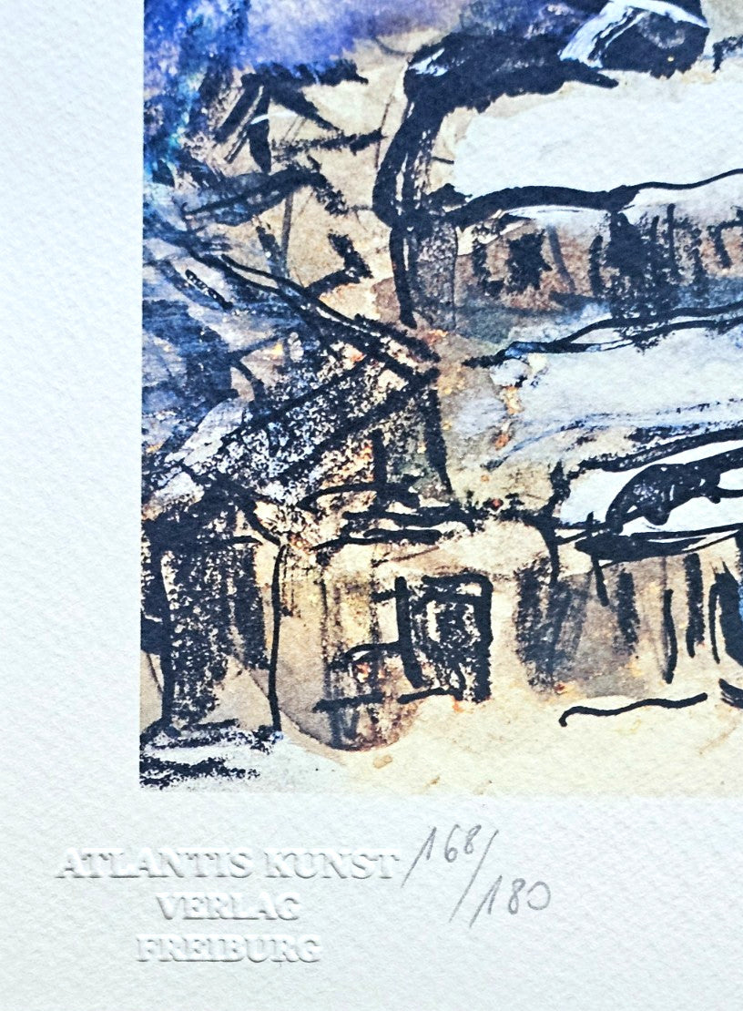 Marc Chagall Lithograph Coa Signed Hand Numbered Crayon Limited Museum