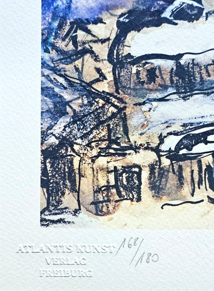 Marc Chagall Lithograph Coa Signed Hand Numbered Crayon Limited Museum