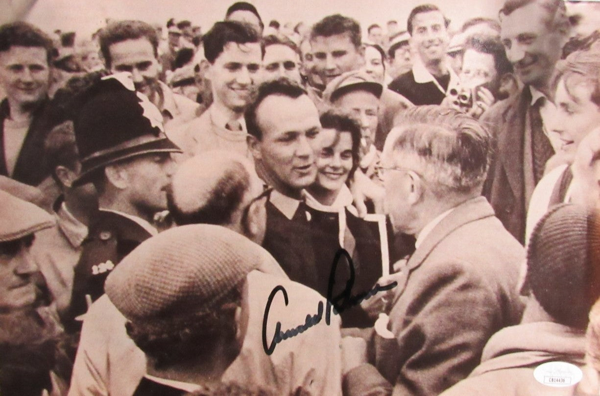 Signed PGA Golf Champ Photo 12x8 Autographed By Arnold Palmer B JSA 192665