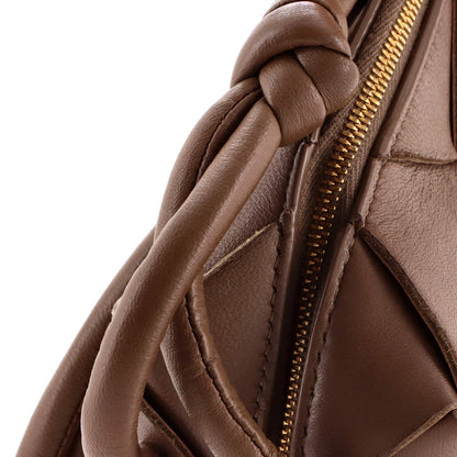 Bottega Veneta Cassette Camera Crossbody Bag Maxi Intrecciato Leather Small