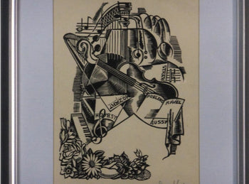 Clment Serveau Signed Woodcut 