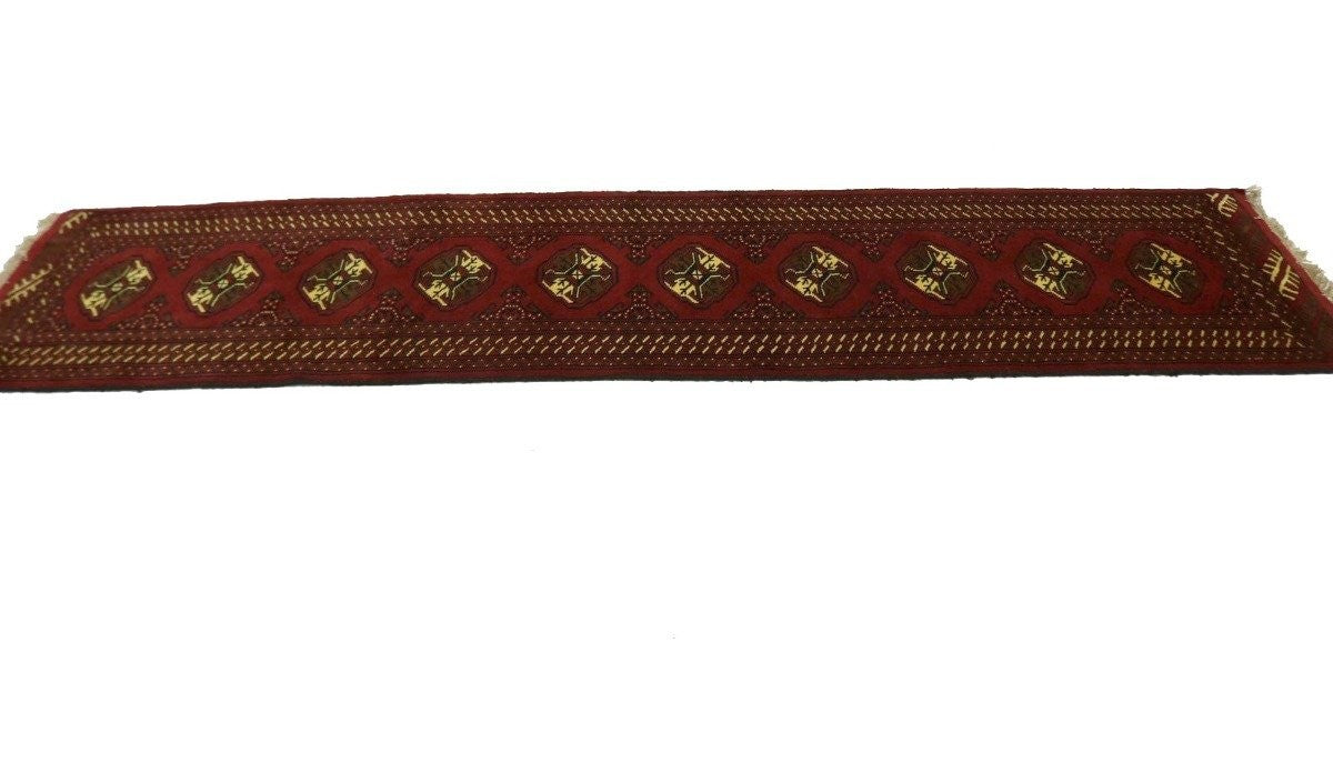 Handmade Farmhouse Tribal Design Runner Rug Oriental Hallway Carpet 2'4X9'7 ft