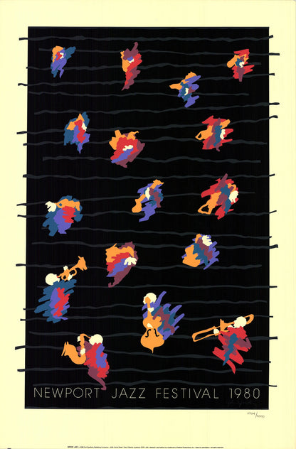 John Martinez Newport Jazz Festival " Serigraph Contemporar
