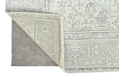 Handmade Distressed Vintage Oriental Rug 6X9 ft