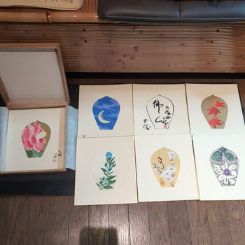 Tomikichiro Tokuriki Sange Complete 3-Box Set Of 18 Woodblock Prints  Flowers