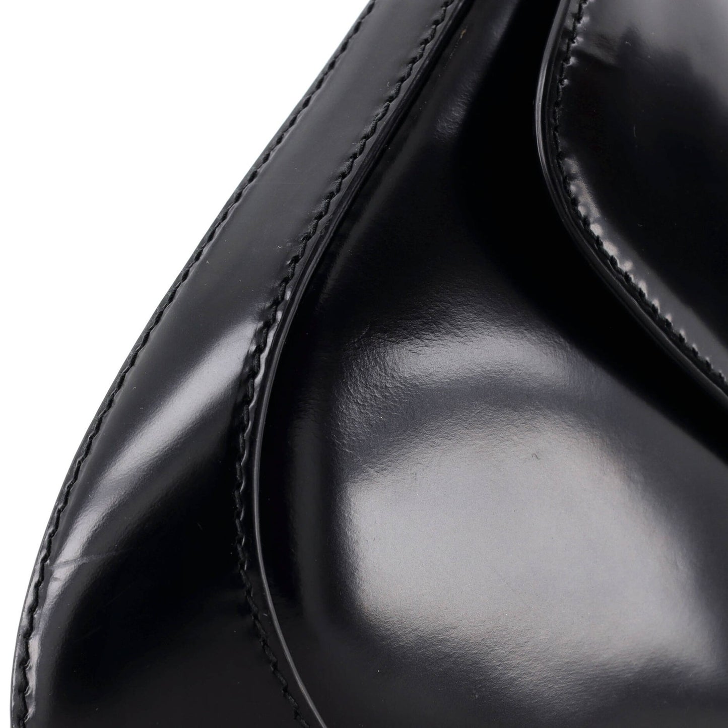 Prada Cleo Flap Shoulder Bag Spazzolato Leather Small