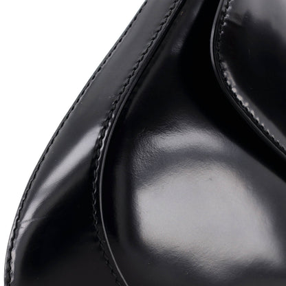 Prada Cleo Flap Shoulder Bag Spazzolato Leather Small