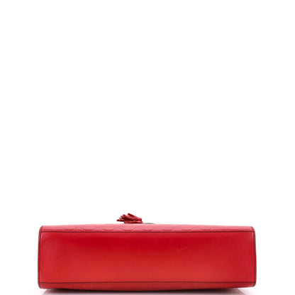 Gucci Emily Chain Flap Shoulder Bag Guccissima Leather Large