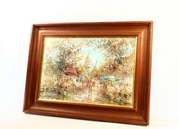 Jean Marie Quillard 1977 Original Oil Painting 
