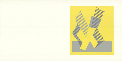 Josef Albers Formulation: Articulation Iii " Serigraph Abstract Gra