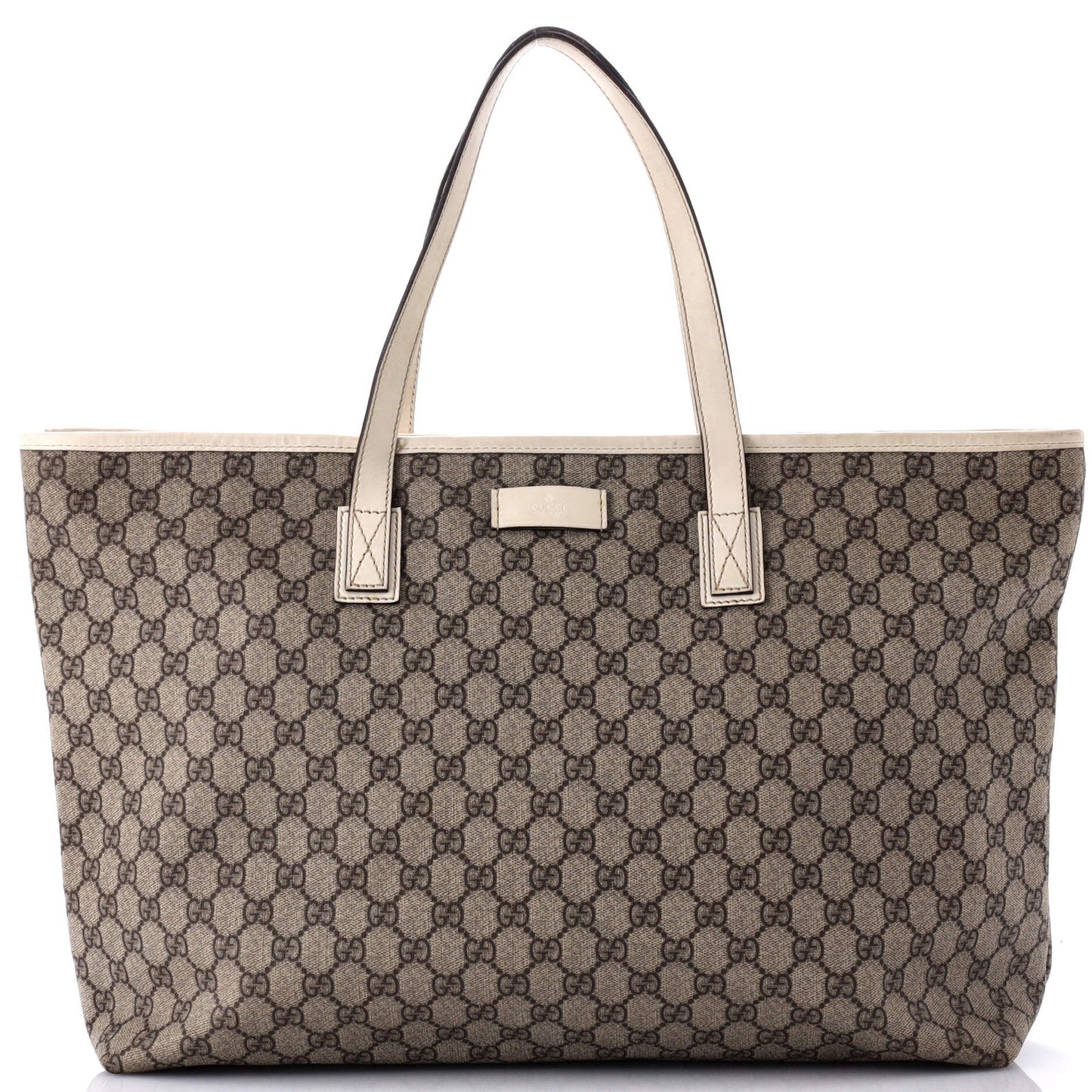 Gucci Plus Tote Gg Coated Canvas Large