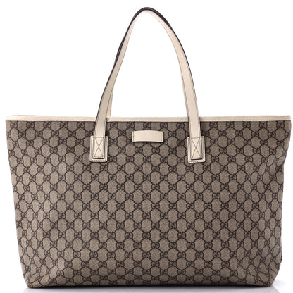 Gucci Plus Tote Gg Coated Canvas Large