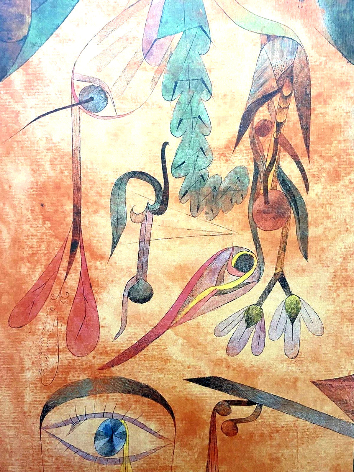 Paul Klee Lithograph 1969 Coa Signed Op Published - Joseph Albers