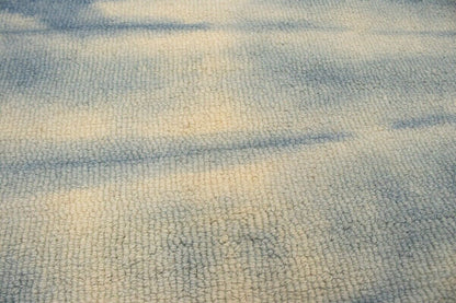 Hand-Tufted Blue Tie-Dye Rug Modern Kids Room