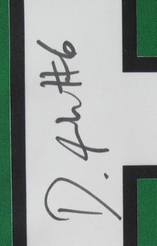 Devonta Smith Signed Green Football Jersey