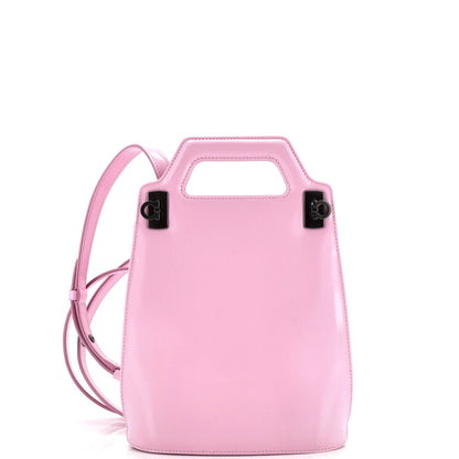 Salvatore Ferragamo Wanda Top Handle Shoulder Bag Leather North South