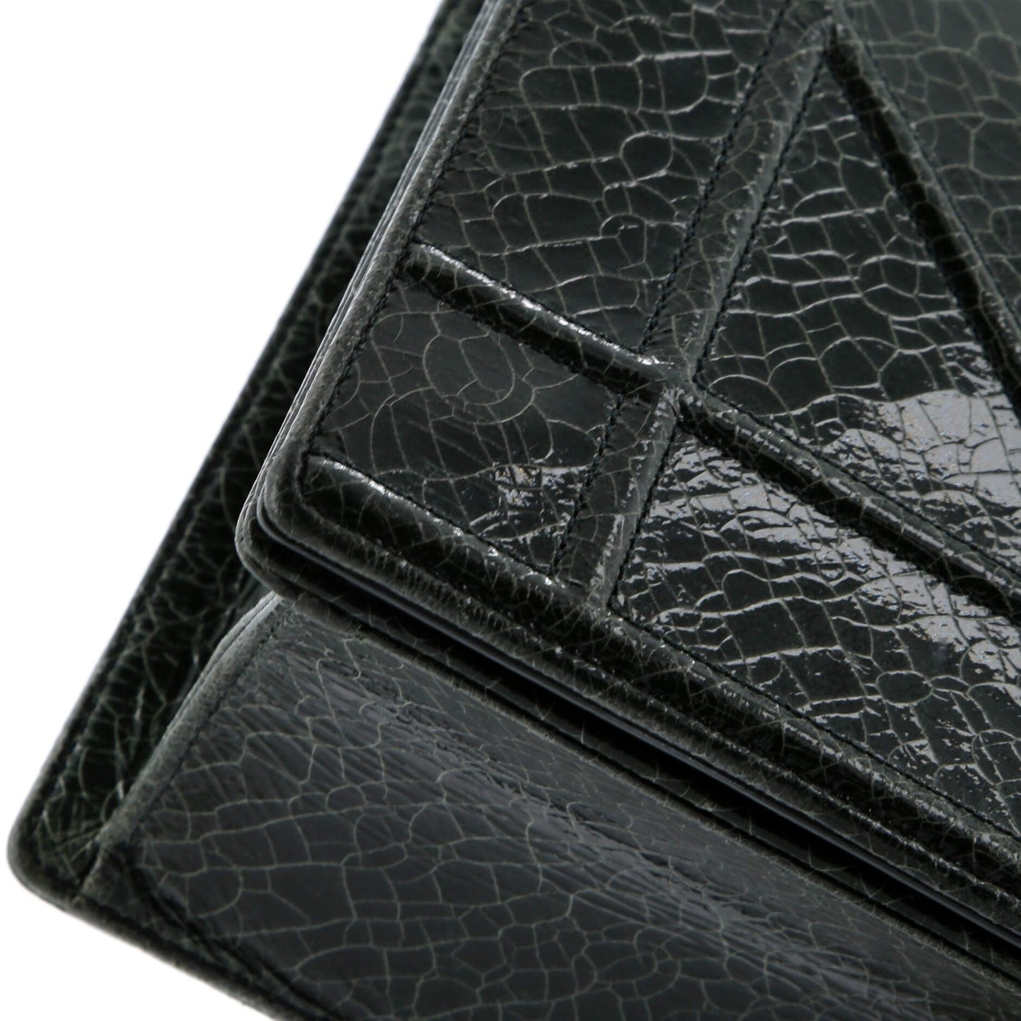 Christian Dior Diorama Flap Bag Crackled Deerskin Medium