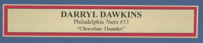 Darryl Dawkins Philadelphia 76Ers Autographed