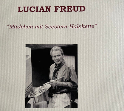Lucian Freud Signed Coa Lithograph Numbered 275 (Edvard Munch)