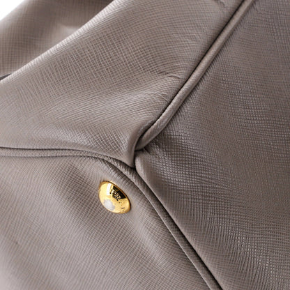 Prada Double Zip Lux Tote Saffiano Leather Large