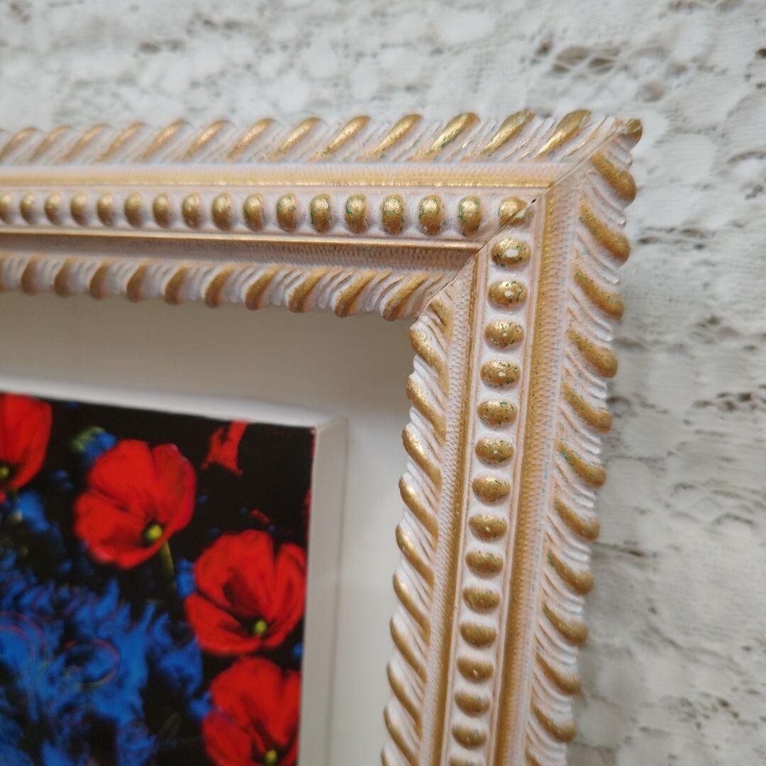 Sylvain Copon Original Acrylic Painting On Canvas  Flower Art Signed Well Framed