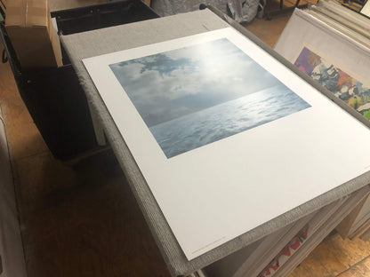 Gerhard Richter Seascape (No Text) " Poster Contemporary Blue