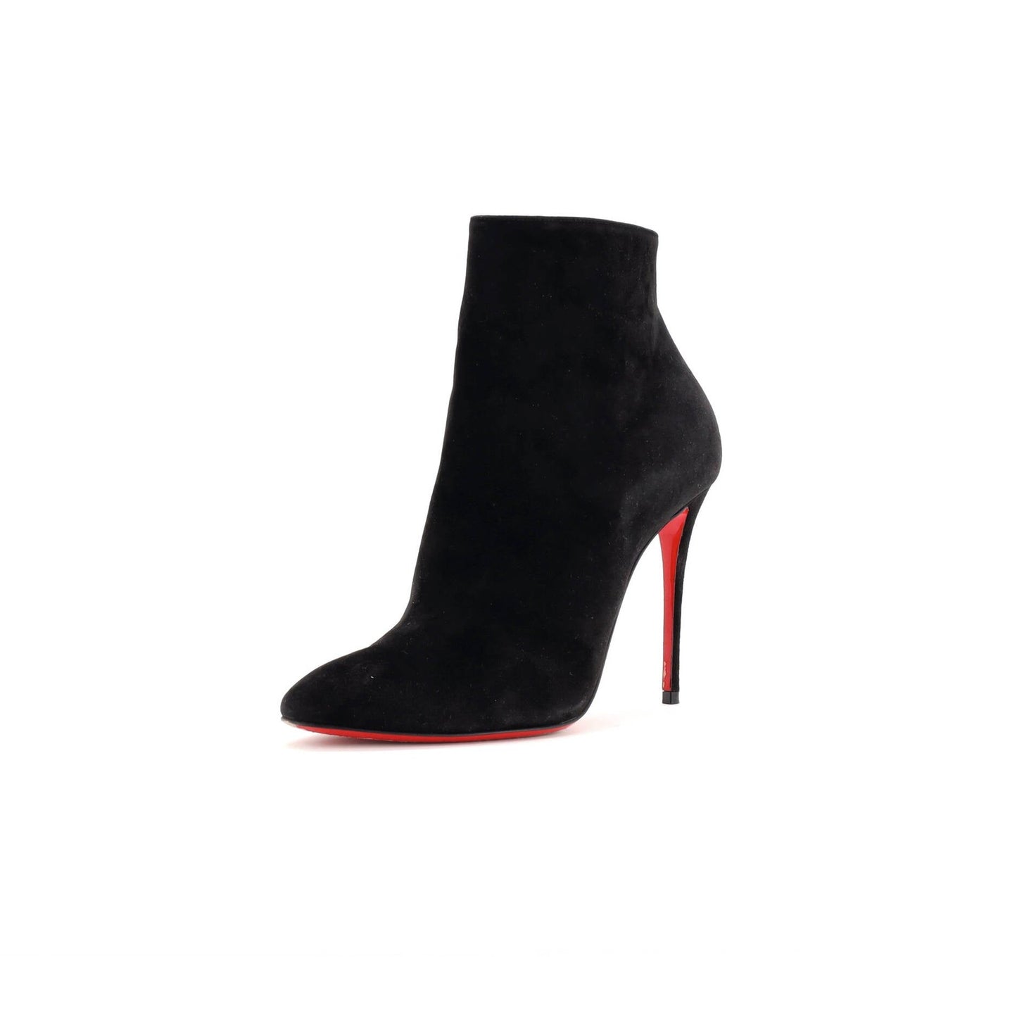Christian Louboutin Women'S Eloise Heeled Ankle Boots Suede 100