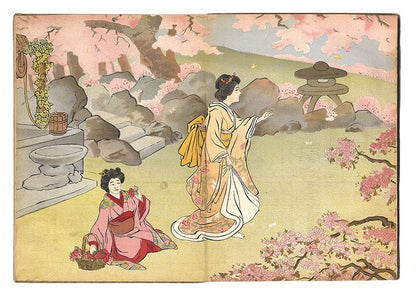1903 Darling of the Gods Theatre Program Yoshio Markino Illustrations
