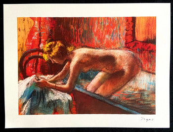 Edgar Degas Lithograph Mourlot Coa 1943 Signed