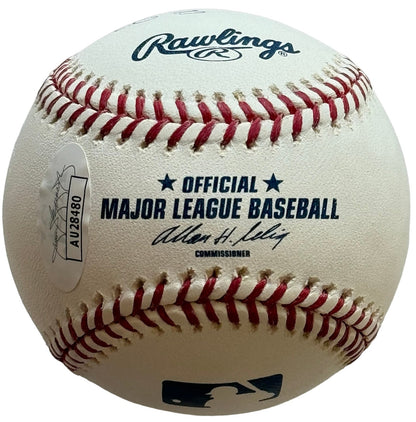 Charlie Manuel Autographed Official Major League Baseball (Jsa)
