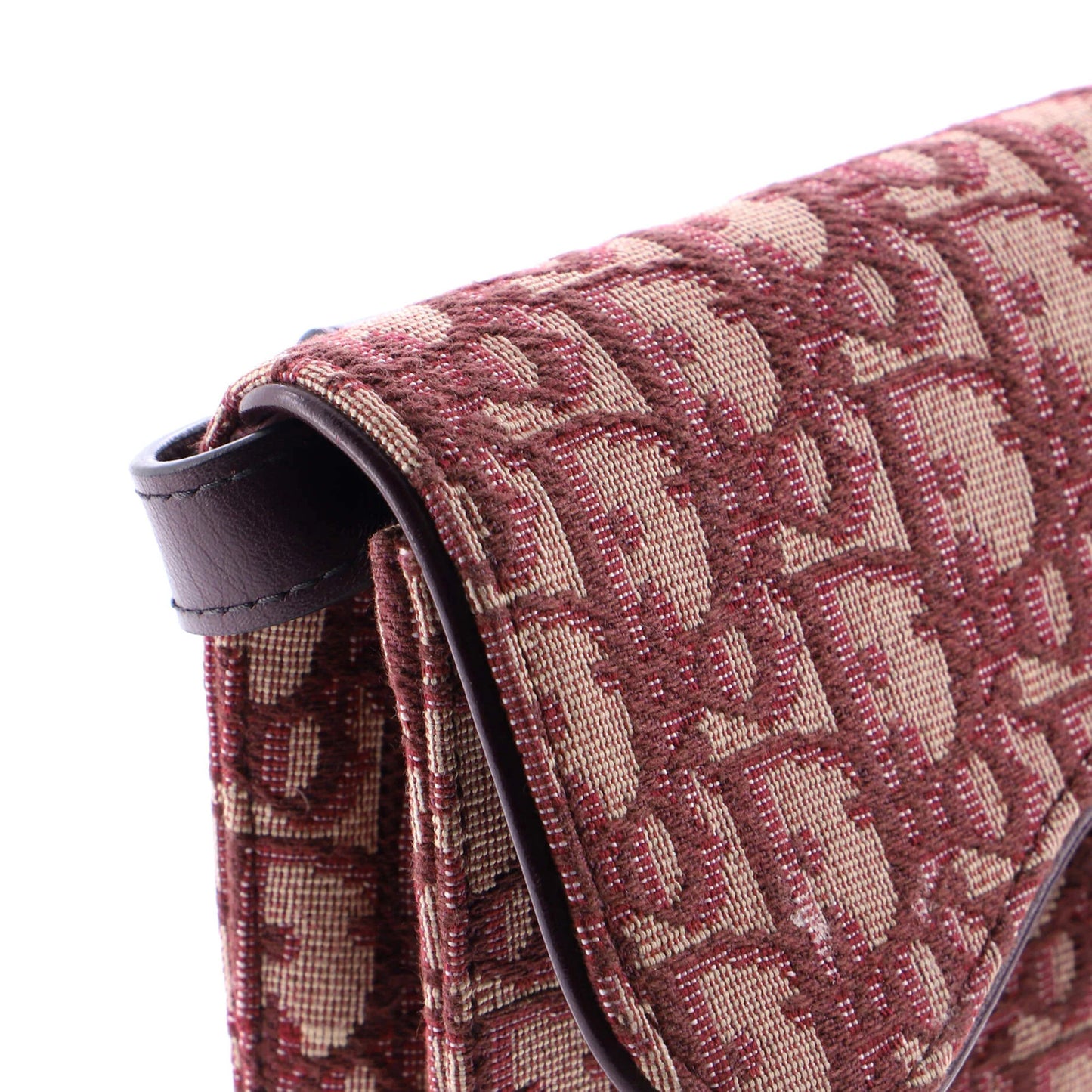 Christian Dior Saddle Rectangular Belt Bag Oblique Canvas