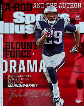 Legarrette Blount Autographed Sports Illustrated Cover 16X20 Photo (Psa)