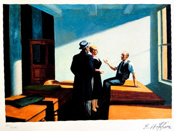Edward Hopper Lithograph (Norman Rockwell Paul