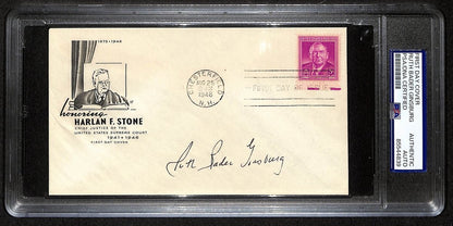 Ruth Bader Ginsburg Signed/Auto 1948 First Day Cover Fdc Envelope Psa/Dna 199528