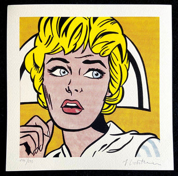 Roy Lichtenstein Lithograph Coa Signed Numbered By Hand 275 Ex