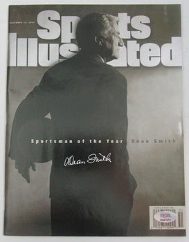 Dean Smith Signed/Auto 1997 Sports Illustrated