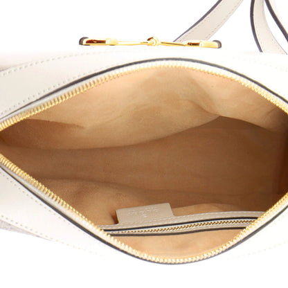 Gucci Horsebit 1955 Flap Pocket Camera Bag Gg Coated Canvas And Leather Small