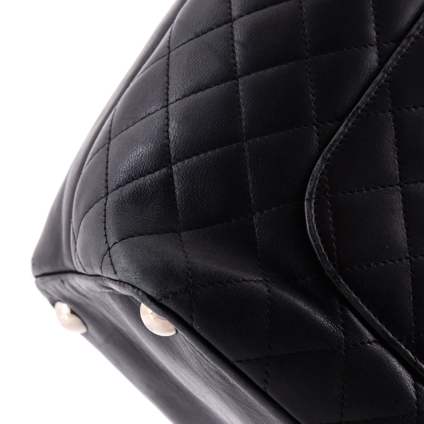 Large Chanel Cambon Tote Quilted Leather