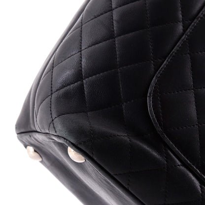 Large Chanel Cambon Tote Quilted Leather