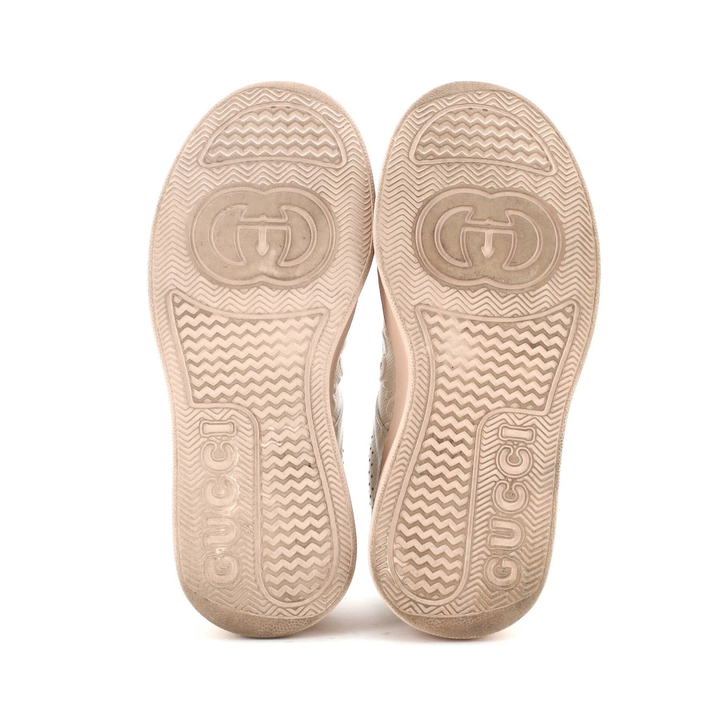 Gucci Chunky B Sneakers Gg Embossed Perforated Leather