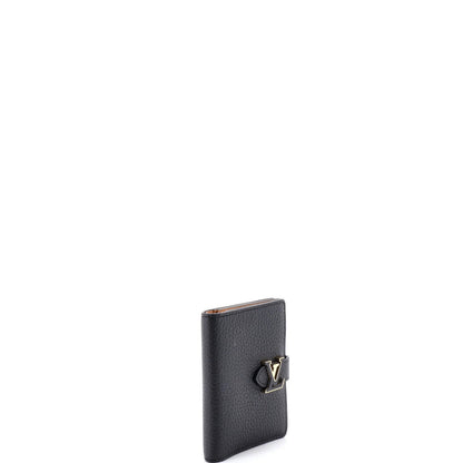 Louis Vuitton Lv Vertical Wallet Taurillion Leather Compact