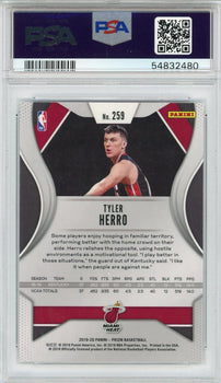 Tyler Herro 2019 Panini Prizm Card #259 (Psa)