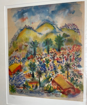 Henry Miller Signed Lithograph Stamped Framed