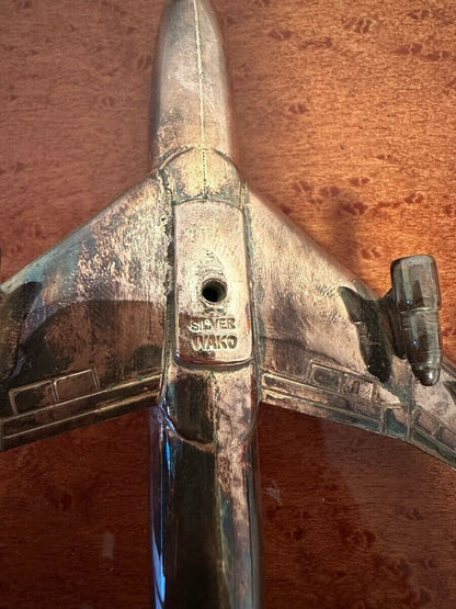 Rare Japan Airlines 20Th Anniversary Silver Aircraft Airplane Model 1971 Jal