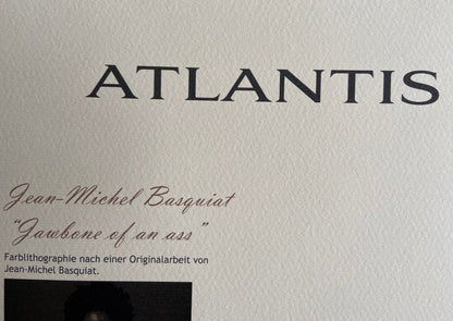 Jean-Michel Basquiat Lithograph Signed Coa Limited Edition