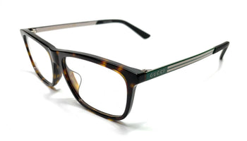 GUCCI GG0696OA 002 Rectangle Square Havana Men's