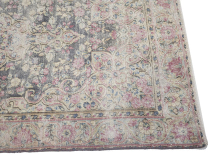 Vintage Antique Distressed Oriental Rug Brown