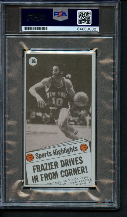 1970 Topps Walt Frazier Hof #106 Card Signed Knicks Psa/Dna Gem Mint 10 173159