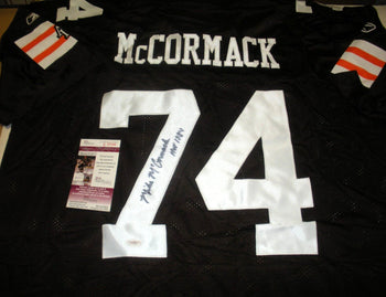 Mike Mccormack Cleveland Browns Jsa/Coa Signed